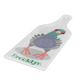 Grappig nieuwsgierig cartoon illustratie snijplank (Hoek)