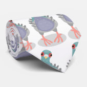 Grappig nieuwsgierig cartoon illustratie stropdas (Opgerold)