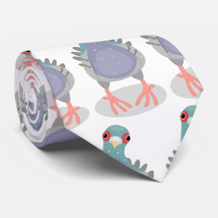 Grappig nieuwsgierig cartoon illustratie stropdas