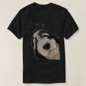 Grappig nieuwsgierig Dog Bernedole T-shirt (Design voorkant)