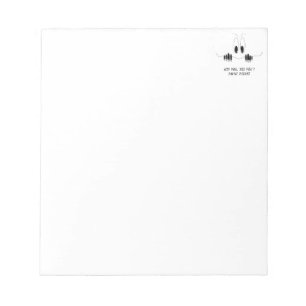 Grappig nieuwsgierige ogen - glimlach - voeg Jouw  Notitieblok