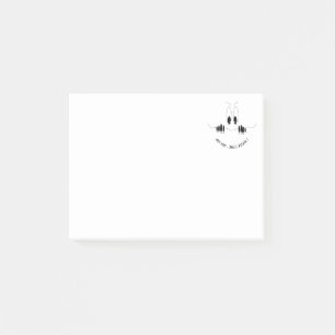 Grappig nieuwsgierige ogen - glimlach - voeg Jouw  Post-it® Notes