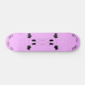 Grappig nieuwsgierigheid Eyes Skateboard glimlacht (Horizontaal)