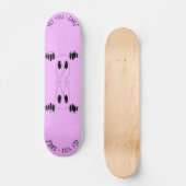 Grappig nieuwsgierigheid Eyes Skateboard glimlacht (Voorkant)