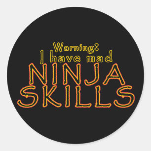 Grappig Ninja Joke Sticker Sheets