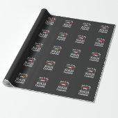Grappig Ninja Kostuum Halloween Ontwerp_1 Cadeaupapier (Uitgerold)