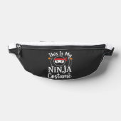Grappig Ninja Kostuum Halloween Ontwerp_1 Heuptasje (Liggend)