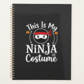 Grappig Ninja Kostuum Halloween Ontwerp_1 Planner (Voorkant)