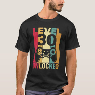 Grappig Niveau 30 Ontgrendeld Hem Mannen Verjaarda T-shirt