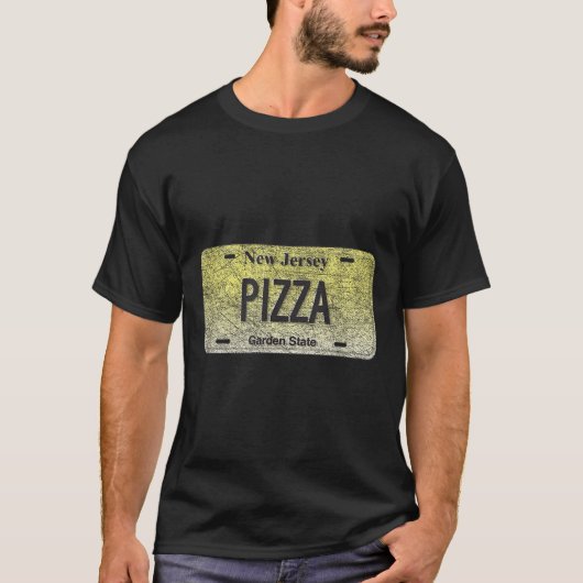 Grappig Nj Staat Vanity Kentekenplaat Zza T-shirt (Voorkant)