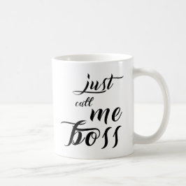 Grappig noem me citaten maar noem me boss Gifts Bo Koffiemok