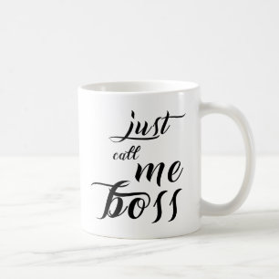 Grappig noem me citaten maar noem me boss Gifts Bo Koffiemok