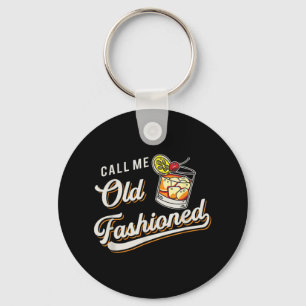 Grappig noem me ouderwetse alcoholische whisky sleutelhanger
