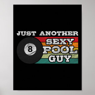 Grappig nog een Y biljart Man Poster