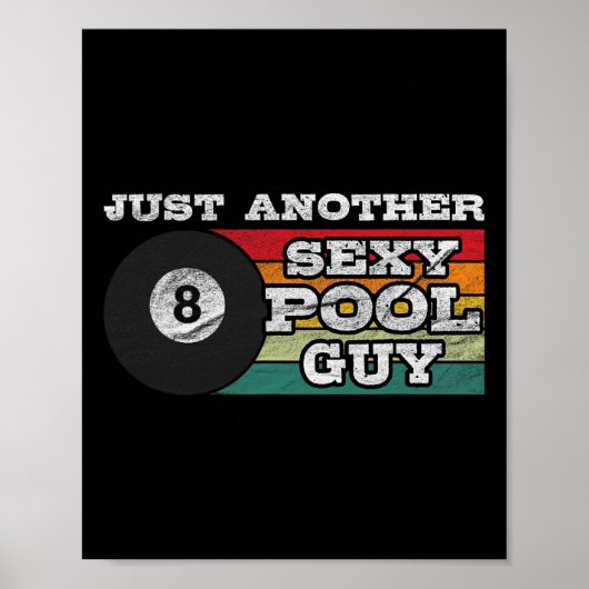 Grappig nog een Y biljart Man Poster (Voorkant)