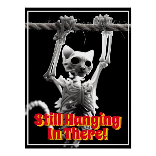 Grappig nog steeds hangen in die kat perfect poster (Voorkant)