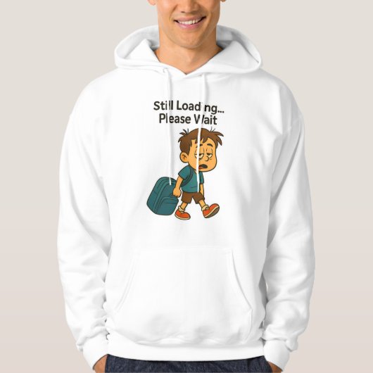 Grappig nog steeds het laden van terug naar school hoodie (Voorkant)