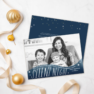 Grappig Nog steeds op zoek naar een Stille Nacht F Feestdagenkaart