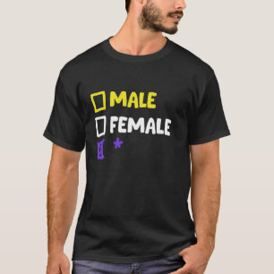 Grappig nonbinary en transgender t-shirt