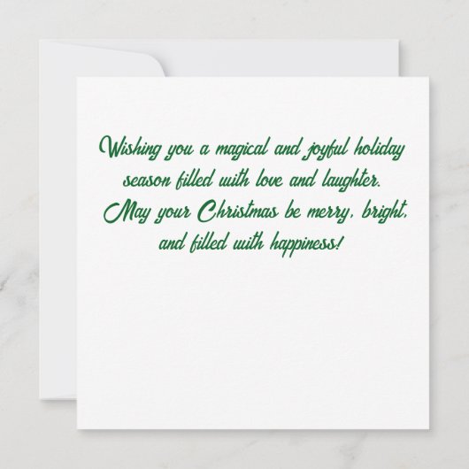 Grappig Noordse Rendierpatroon Kaart (Achterkant)