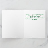 Grappig Noors Rendierpatroon Kaart (Binnen)