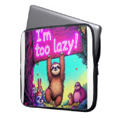 Grappig notebook Hoesje Laptop Sleeve (Voorkant Links)