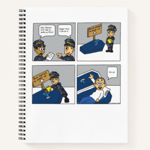 Grappig notebook notitieboek