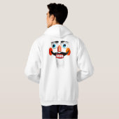 Grappig Notenkrakergezicht Hoodie (Achterkant volledig)