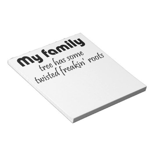 Grappig notitieblokken cadeautje voor humor van vr (Schuin)