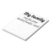 Grappig notitieblokken cadeautje voor humor van vr (Linkerzijde)