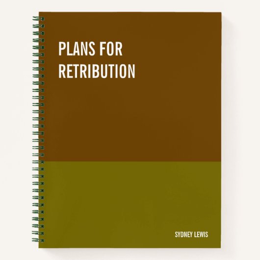 Grappig Notitieboek, Humoureus Writing Pad Journal Notitieboek (Voorkant)