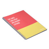 Grappig Notitieboek, Humoureus Writing Pad Journal Notitieboek (Rechterzijde)