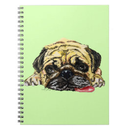 Grappig Notitieboek met Pug Dog - Uw kleuren