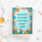 Grappig Notitieboek voor vergeetachtige mensen cad