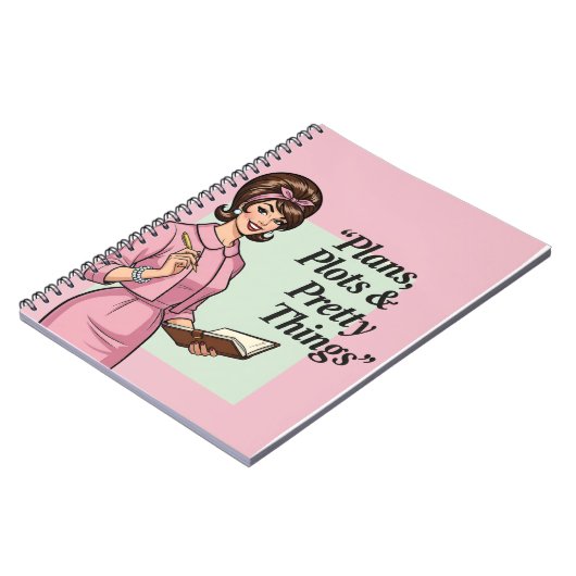 Grappig  Notitieboek voor Vrouwen - Retro Feminist (Linkerzijde)