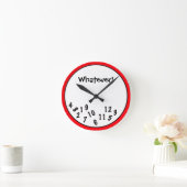 Grappig Novelty, ongeacht de van de Tijd Ronde Klok (Huis)