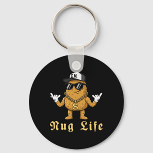 Grappig Nug Leven T-shirt voor Hip Hop liefhebber Sleutelhanger