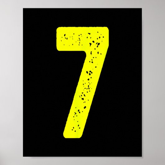 Grappig nummer 7 67 Meme Kostuum Matching Groep Ha Poster (Voorkant)