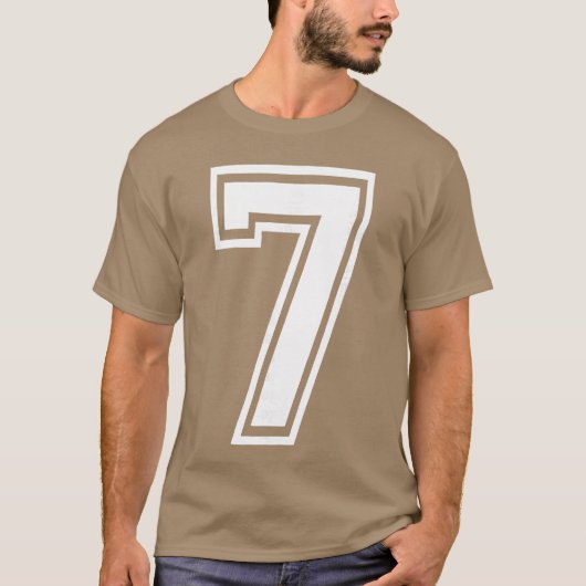 Grappig nummer 7 67 Meme Kostuum Matching Groep Ha T-shirt (Voorkant)