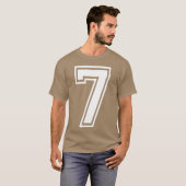 Grappig nummer 7 67 Meme Kostuum Matching Groep Ha T-shirt (Voorkant volledig)