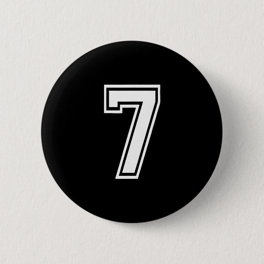 Grappig Nummer 7 67 Meme Kostuum Matching Groep Za Ronde Button 5,7 Cm (Voorkant)