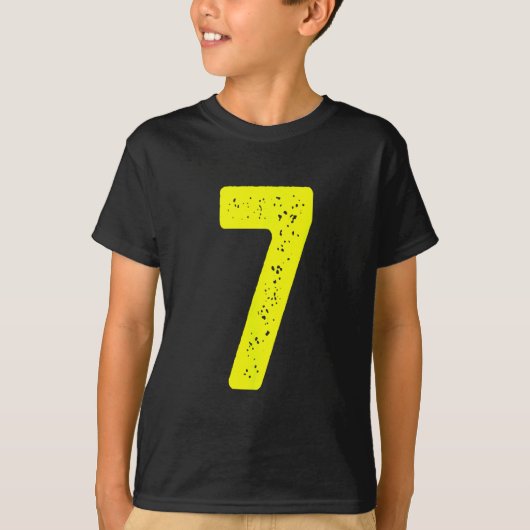 Grappig nummer 7 67 Meme Kostuum Matching Groep Za T-shirt (Voorkant)