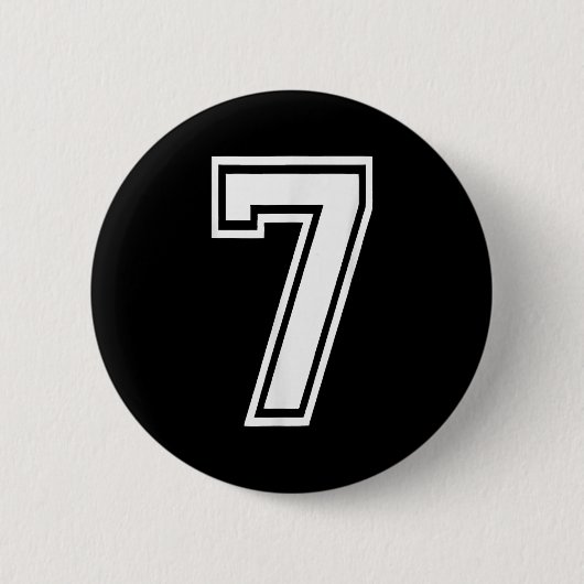 Grappig nummer 7 67 Meme Kostuum Matching Groepsha Ronde Button 5,7 Cm (Voorkant)