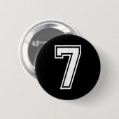 Grappig nummer 7 67 Meme Kostuum Matching Groepsha Ronde Button 5,7 Cm (Voorkant /achterkant)
