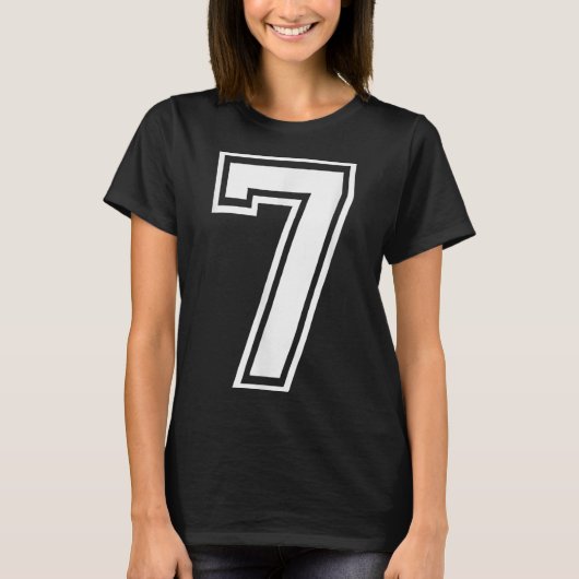 Grappig nummer 7 67 Meme Kostuum Matching Groepsha T-shirt (Voorkant)