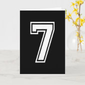 Grappig Nummer 7 67 Meme Kostuum Overeenkomstige G Kaart (Gele Bloem)