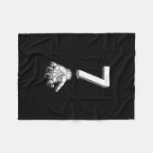 Grappig nummer 7 bijpassend 67 Meme kostuum  Fleece Deken (Voorkant (Horizontaal))