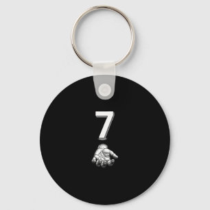 Grappig nummer 7 bijpassend 67 Meme Kostuum  Sleutelhanger