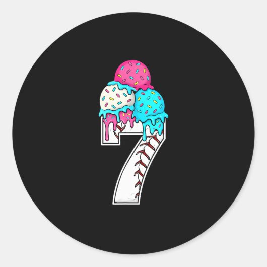 Grappig Nummer 7 Verkoop Drip 67 Meme Kostuum Kopp Ronde Sticker (Voorkant)