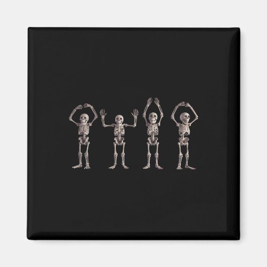 Grappig O-h-i-o State Skeleton Lover Ohio Hallowee Magneet (Voorkant)